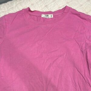 Pink Crew Neck T-Shirt